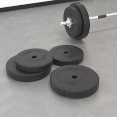 vidaXL Weight Plates 4 pcs 30 kg Cement