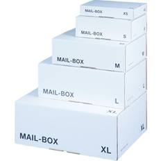 Corrugated Boxes ValueX Mailing Box Small 240x180x80mm White Pack 20 44857LM