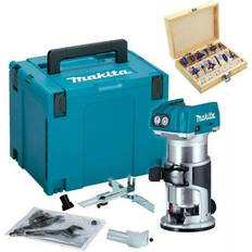 Makita Battery Routers Makita DRT50Z Makpac +Bit Set