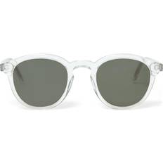 Monokel Eyewear Nelson Green Solid Lens Crystal