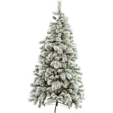 White Christmas Trees The Christmas Workshop Pre-Lit Deluxe Snowy Wild Canadian Christmas Tree 182.9cm