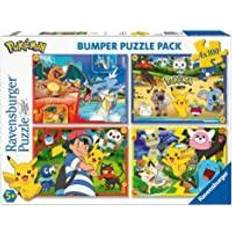 Ravensburger Pokemon 100 Piece Jigsaw Puzzle Set of 4