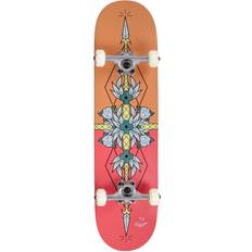 (Red/Orange) Flash 8inch Complete Skateboard