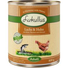 Lukullus 6x400g Adult Laks & Kylling Hundefoder