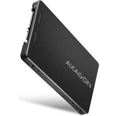 Axagon RSS-M2B kabinet til M.2 SATA SSD'er op til 2280 aluminium, sort