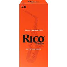 Rico Saxophone Reeds Reeds for Alto Saxophone Thinner Vamp Cut for Ease of Play, Traditional Blank for Clear Sound, Unfiled for Powerful Tone