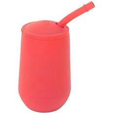 Ezpz Happy Cup Straw System In Coral Coral 8 Oz