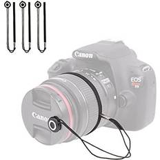 Foto&Tech 3 Pieces Camera Lens Cap Holder Canon Nikon Sony Rear Lens Cap