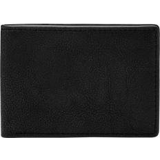 Fossil Steven Leather Slim Minimalist Bifold Front Pocket Wallet, Slate