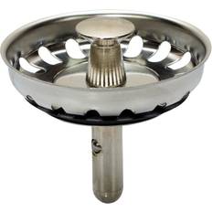 Wirquin Bathroom Basin Drain Kitchen Sink Waste Strainer Plug Stainless Steel Basket