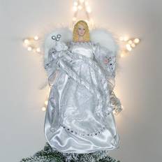 The Christmas Workshop 83960 30cm Silver Angel Christmas Tree