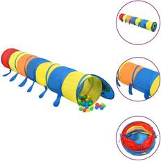 vidaXL Children Play Tunnel Multicolour 245 cm Polyester