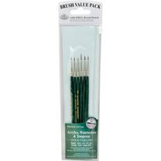 Royal Value Pack Brush Sets-Taklon Detail 6/Pkg
