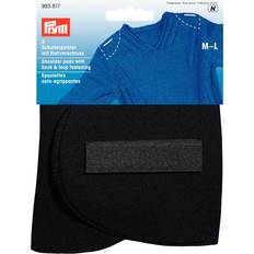 Prym Black Set-In Shoulder Pads With Hook And Loop, M-L