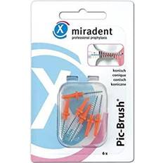 Miradent Pic-Brush Orange utbytesborstar 6 st 0,5