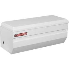 47-in x 20.25-in x 19.25-in White Steel Universal Truck Tool Box