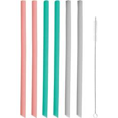 Typhoon Set 6 Silicone Straight Straws