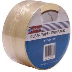 Shipping & Packaging Supplies on sale GoSecure Twin Pack Tape 25mmx66m Clear (6 Pack)