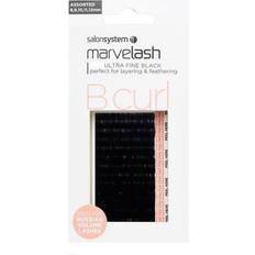 Salon System Marvelash B Curl Lash Extensions 0.07 Ultra Fine Assorted Black