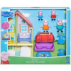 Hasbro Peppa Pig Peppas World Playhouse including 4 Figures & Car