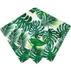 Talking Tables Tropical Palm Picnic Paper Napkins, Small