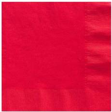 Unique Paper Cocktail Napkins 5 in Red 20ct