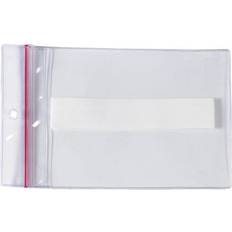 Office Depot Super-Scan LH235 3 x 5 in. Press-On Vinyl Envelopes Reclosable Pack of 25
