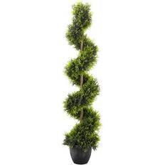 Decorative Items Smart Garden Cypress Topiary Twirl Artificial Plant