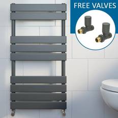 Modern Panel Heated Towel Rail Grey