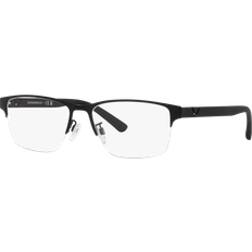 Emporio Armani Adult Glasses & Reading Glasses Emporio Armani EA 1138 3001, including lenses, RECTANGLE Glasses, MALE