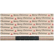 East of India ‘Merry Christmas’ Roll Of Kraft Paper