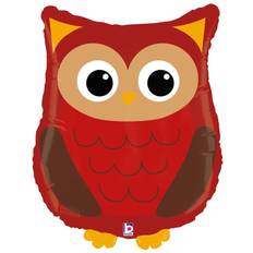 Red Animal & Character Balloons Woodland Owl Supershape Balloon