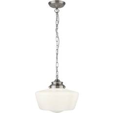 Searchlight Ceiling Lamps Searchlight School House White Pendant Lamp