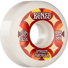 Bones Retros Stf V5 Sidecut 103a 55mm White Skateboard Wheels