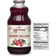 Lakewood Organic Juice Blend Fresh Pressed Cranberry