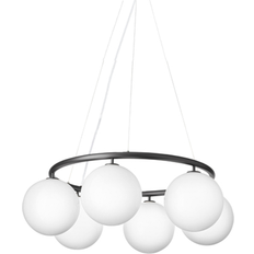 Nuura Miira 6 Circular Rock Grey/Opal Ceiling Lamp