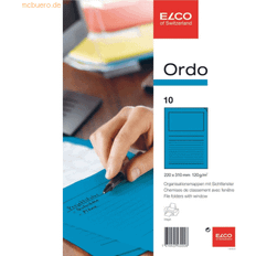 Elco Elco"Ordo Classico" organisationsmapp – kungsblå (paket med 10)