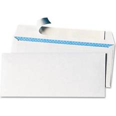 Universal 36004 Pull & Seal Business Envelope- Security Tint- #10- White- 100/Box