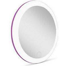 Zadro Rechargeable Compact LED Mirror with Carrying Pouch