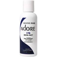 Adore Semi Permanent Hair Color Dye Blues 118Ml Royal Navy