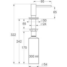 InSinkErator Integrated Kitchen Worktop Soap