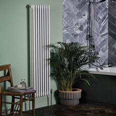 Bayswater Nelson 3-Column Vertical Radiator 1800mm High 381mm Wide White