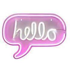 Glow NEON HELLO LAMP Wall light