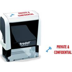 White Stamps & Stamp Supplies Trodat Office Printy Stamp Self-inking PRIVATE & CONFIDENTIAL