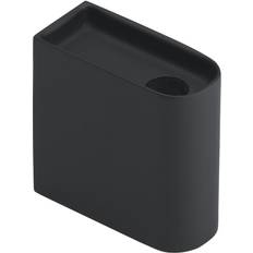 Northern Monolith Holder Low Black Candlestick