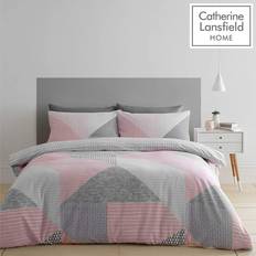 Bianca Lansfield Larsson Geo Duvet Cover Pink