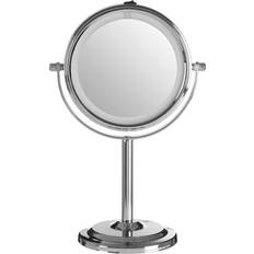 Silver Table Mirrors Premier Housewares Cassini chrome Table Mirror