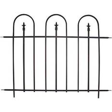Screenings None Triple Arch Finial Fence Section Black
