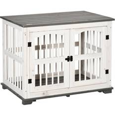 Pawhut Wooden Dog Crate Pet Kennel