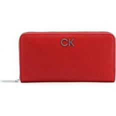 Calvin Klein Large Recycled Zip Around Wallet - RED